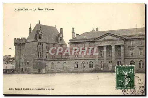 Cartes postales Alencon La Place D Armes