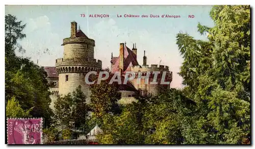 Ansichtskarte AK Alencon Le Chateau des Ducs d Alencon