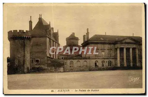 Cartes postales Alencon Le Palais de Justice