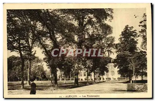 Cartes postales Alencon Les Promenades