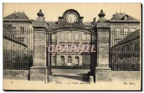 Cartes postales Sees Le Palais Episcopal