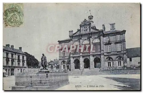 Cartes postales Sees L Hotel de Ville