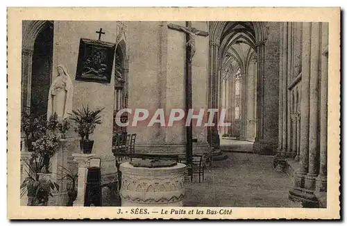 Cartes postales Sees Le Puits Et Les Bas Cote