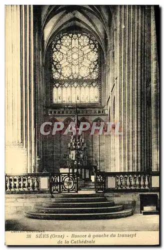 Cartes postales Sees Rosace A Gauche du Transept De La Cathedrale
