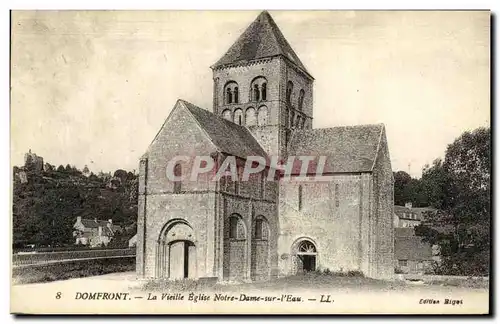 Cartes postales Domfront La Vieille Eglise Notre Dame Sur L Eau