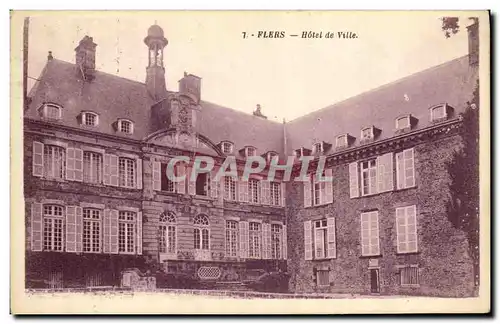 Cartes postales Flers Hotel de Ville