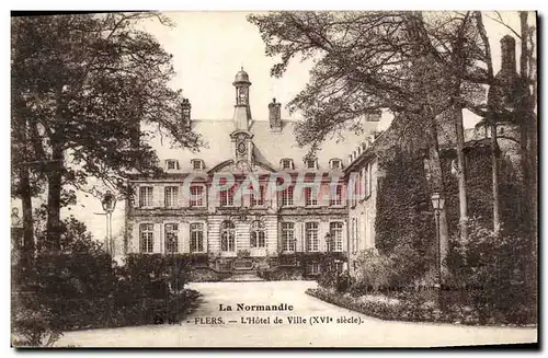 Cartes postales Flers L Hotel de Ville