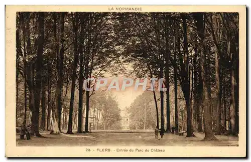 Cartes postales Flers Entree Du Parc Du Chateau