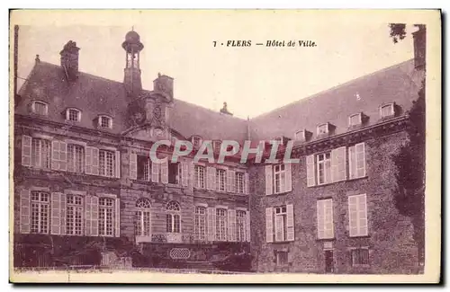 Cartes postales Flers Hotel de Ville