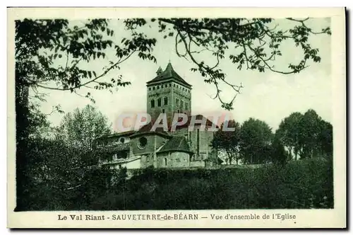 Cartes postales Sauveterre De Bearn Vue D ensemble De L Eglise