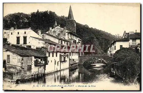 Cartes postales St Jean Pied De Port Bords De La Nive