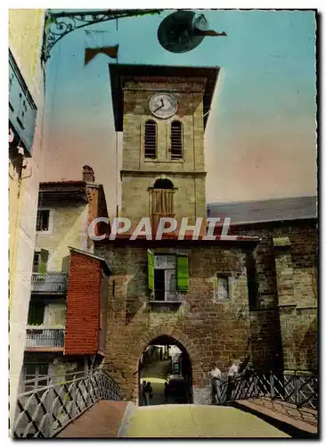 Cartes postales moderne St Jean Pied De Port L Eglise Et La Porte D Espagne