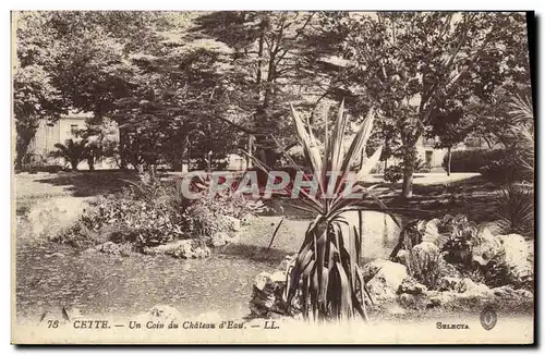 Cartes postales Cette Un Coin Du Chateau D Eau