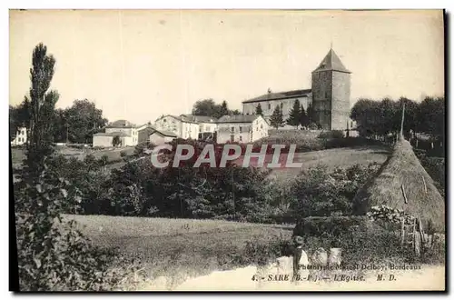 Cartes postales Sare L Eglise