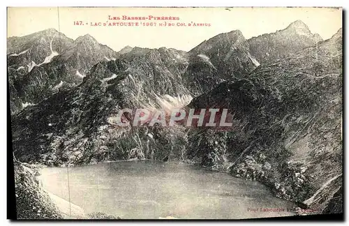 Cartes postales Les Basses Pyrenees Lac D Artouste Du Col D Arrius