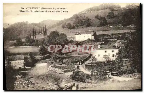 Cartes postales Urepel Moulin Poutchoa Et Sa Chute d Eau