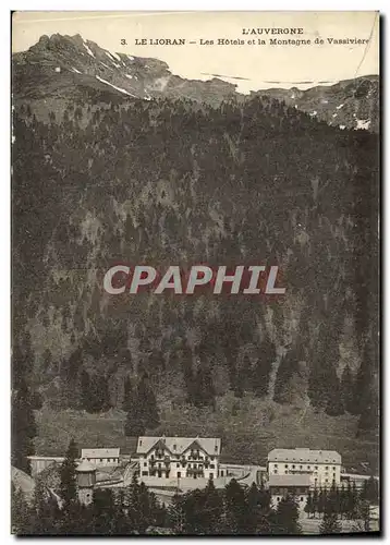 Cartes postales Le Lioran Les Hotels et La Montagne de Vassiviere