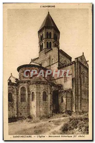 Cartes postales Saint Nectaire L Eglise Monument Historique