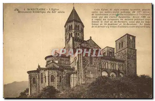 Cartes postales Saint Nectaire L Eglise Monument Historique