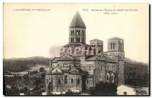 Cartes postales Abside De L Eglise de Saint Nectaire