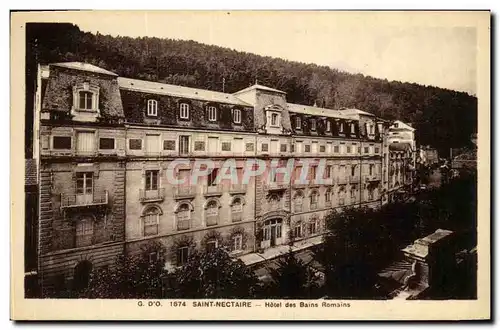 Cartes postales Saint Nectaire Hotel Des Bains Romains