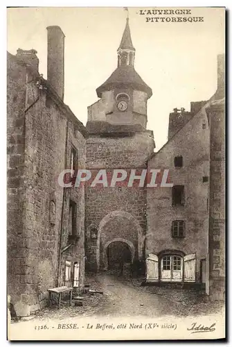 Cartes postales Besse Le Beffroi Cote Nord