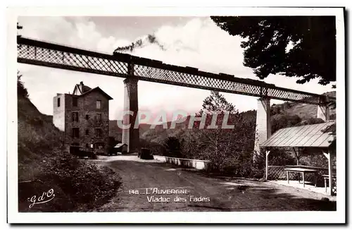 Moderne Karte L Auvergne Viaduc des Fades Train