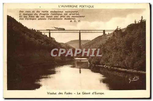Cartes postales L Auvergne Viaduc des Fades Le Geant D Europe