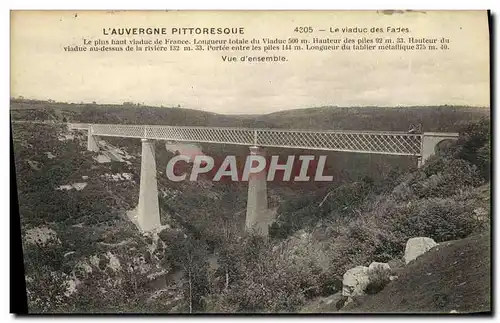 Ansichtskarte AK L Auvergne Pittoresque Viaduc des Fades