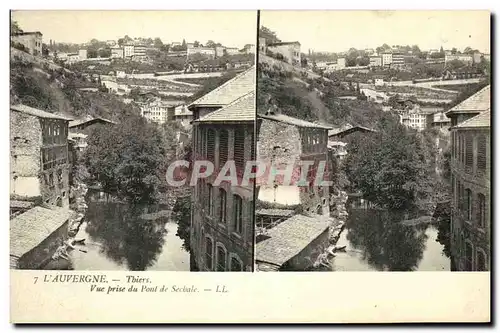 Ansichtskarte AK L Auvergne Thiers Vue Prise du Pont De Sechale