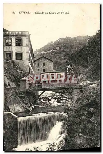 Cartes postales Thiers Cascade De Creux De L Enfer