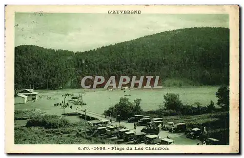 Cartes postales Plage du Lac Chambon