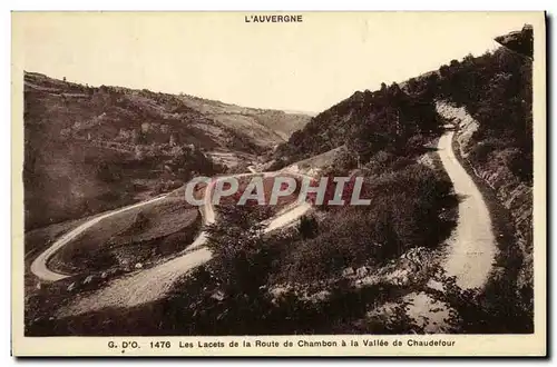 Ansichtskarte AK Le Lac Chambon Et La Vallee de Chaudefour