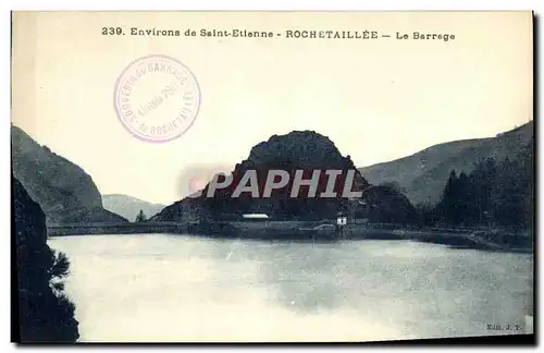 Cartes postales Environs De Saint Etienne Rochetaillee Le Barrage