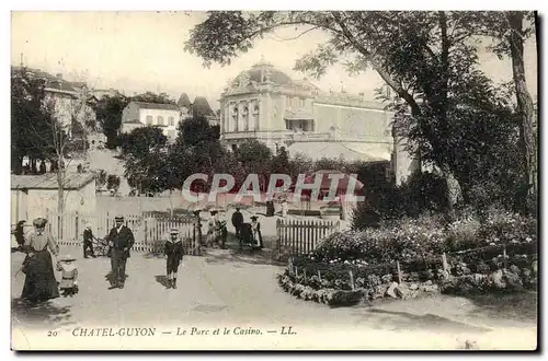 Cartes postales Chatel Guyon Le Parc et Le Casino