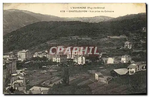 Cartes postales Chatel Guyon Vue Prise Du Calvaire