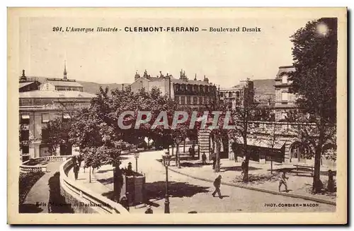 Cartes postales Clermont Ferrand Boulevard Desaix