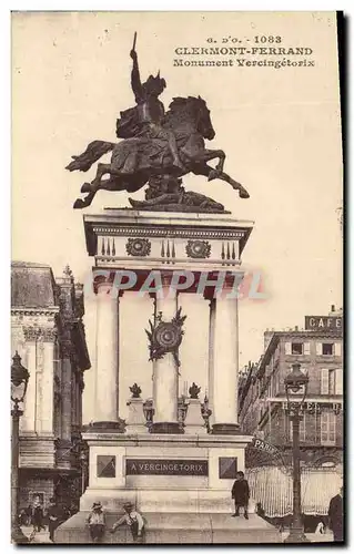 Cartes postales Clermont Ferrand Monument Vercingetorix