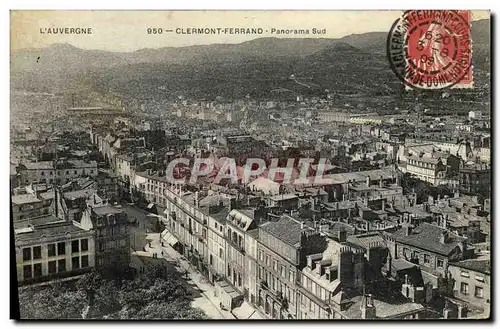 Cartes postales Clermont Ferrand Panorama Sud