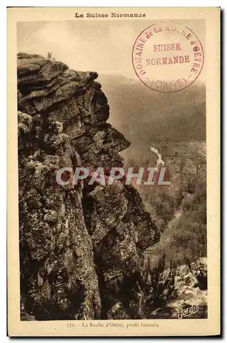 Cartes postales La Roche d Oetre Profil Humain