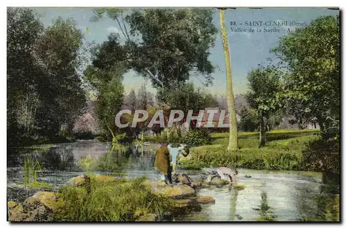 Cartes postales Saint Ceneri Vallee de la Sarthe Enfants