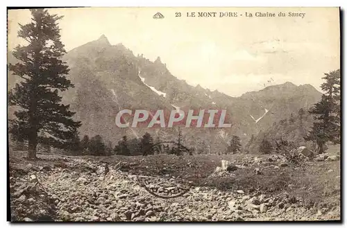 Cartes postales Le Mont Dore La Chaine Du Sancy