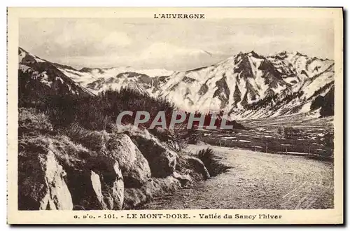 Ansichtskarte AK Le Mont Dore Vallee Du Sancy L Hiver