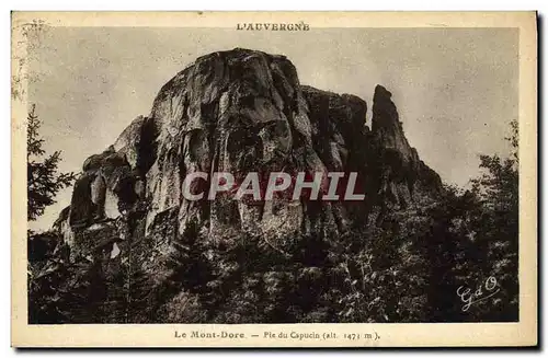 Cartes postales Le Mont Dore Pic du Capucin