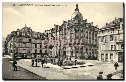 Cartes postales Mont Dore Place Michel Bertrand