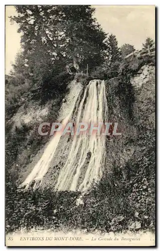 Ansichtskarte AK Environs Du Mont Dore La Cascade Du Rossignolet