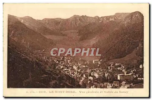 Cartes postales Le Mont Dore Vue Generale Et Vallee du Sancy