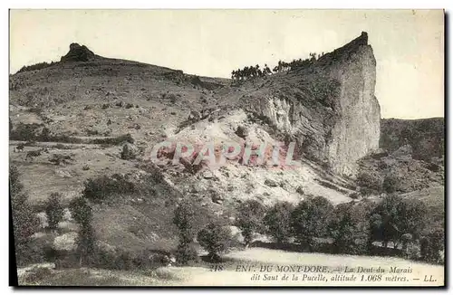 Cartes postales Le Mont Dore La Dent du Marais dit saut de la pucelle