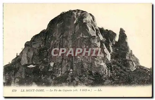 Cartes postales Le Mont Dore Le Pic Capucin