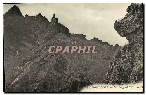 Cartes postales Le Mont Dore Les Gorges d Enfer